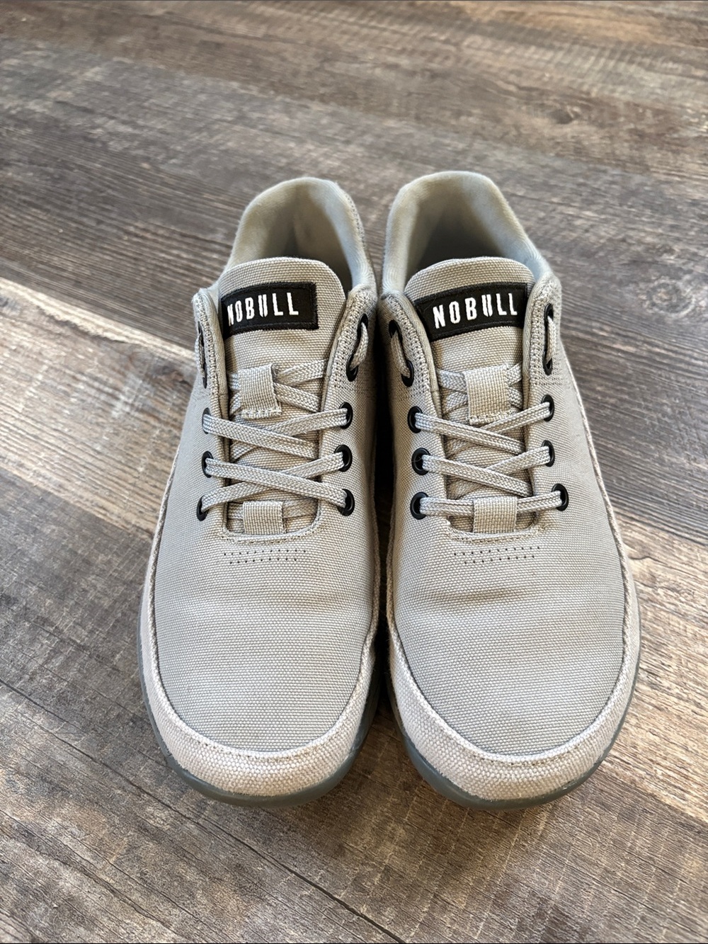NOBULL Women's Canvas Trainer in Gray